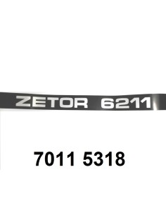 autocollant ZETOR 6211 gauche