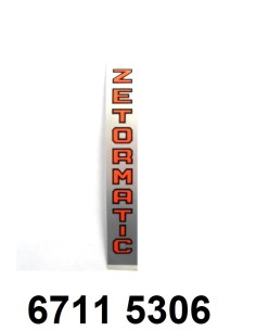autocollant "ZETORMATIC"