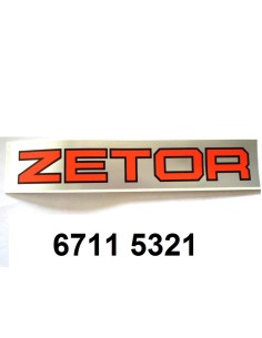 autocollant "ZETOR"