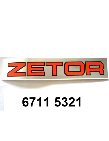 autocollant "ZETOR"