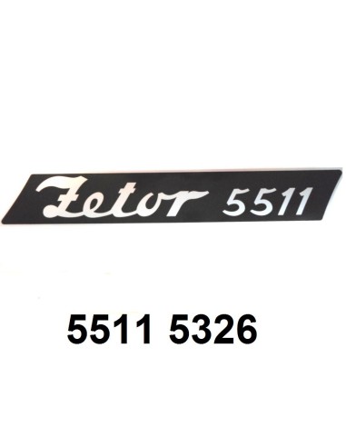 autocollant ZETOR 5511
