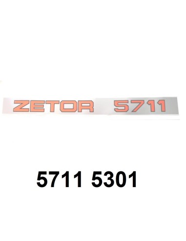 autocollant ZETOR 5711
