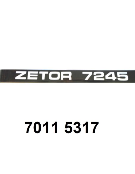 autocollant "ZETOR 7245" droit