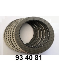 jeu de disques pour embrayage double