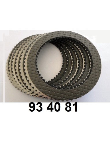 jeu de disques pour embrayage double