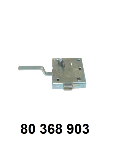 serrure de porte gauche.