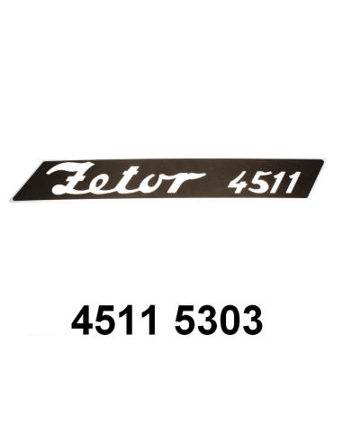 autocollant "ZETOR 4511".