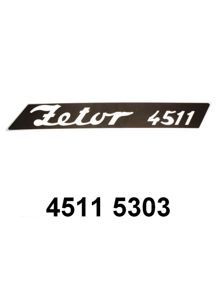 autocollant "ZETOR 4511".