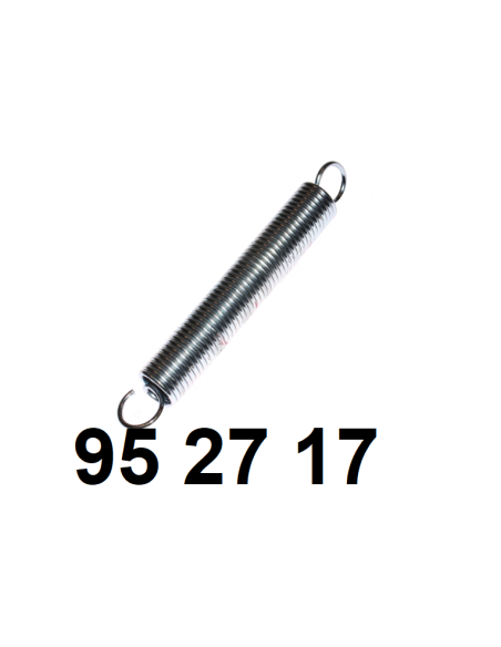 ressort de rappel de butée et pédale de frein.