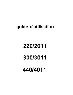 guide d'utilisation 220 à 440 2