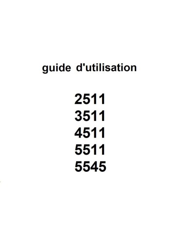 guide d'utilisation série 5.