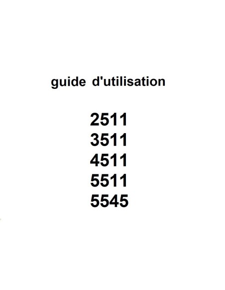 guide d'utilisation série 5.