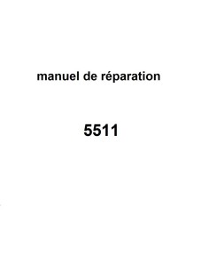 Manuel de réparation 5511.