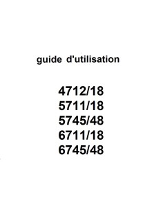 guide d'utilisation série 7.