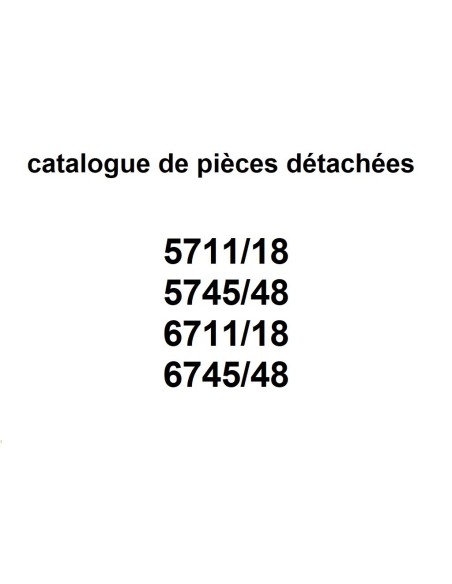catalogue pièces détachées 5711-6745.