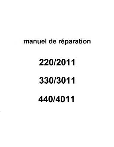 manuel de réparations 220 à 440.