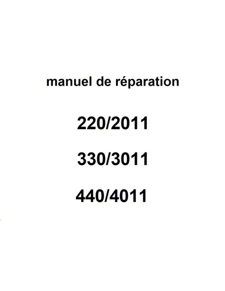 manuel de réparations 220 à 440.