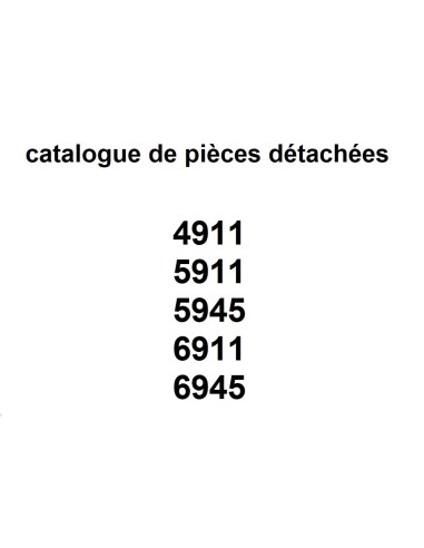 catalogue de pièces détachées 49-59-6911