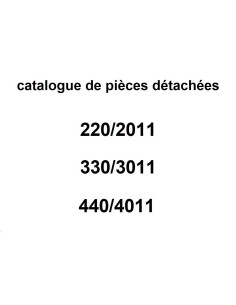 Catalogue pièces détachées série 100. 2