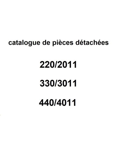 Catalogue pièces détachées série 100.