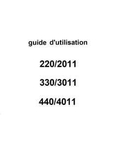 guide d'utilisation 220 à 440