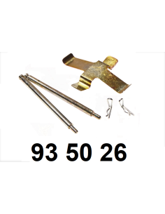 jeu axes et ressort de plaquettes de frein.