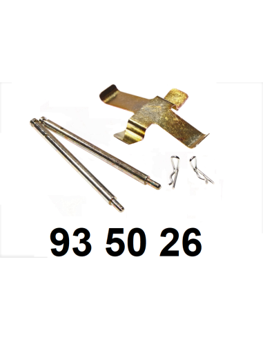 jeu axes et ressort de plaquettes de frein.