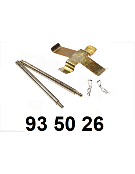 jeu axes et ressort de plaquettes de frein.