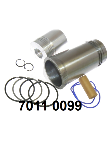ensemble chemise-piston 102mm.