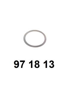 cale de réglage (0,3mm).
