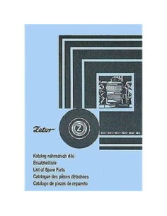 catalogue de pièces détachées 2511 à 4511