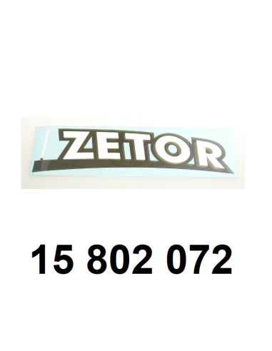 autocollant "ZETOR" droit.