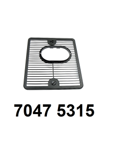 grille supérieure de capot .