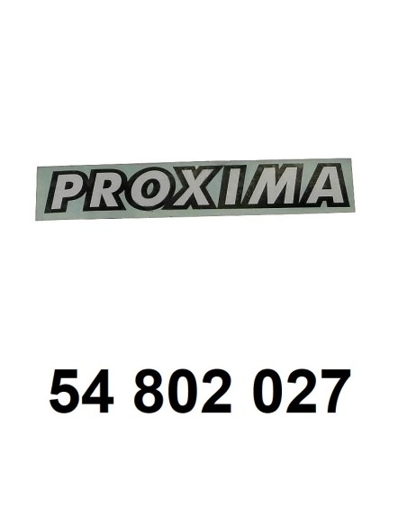 autocollant PROXIMA gauche.