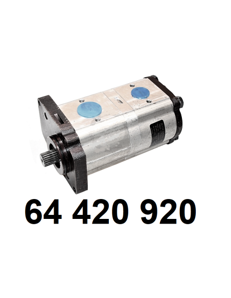 pompe hydraulique double.