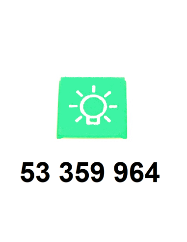 symbole lumineux des feux de croisement.