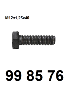 vis de fixation M12x1,25x40.