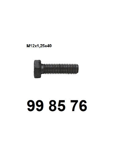 vis de fixation M12x1,25x40.