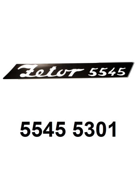 autocollant "ZETOR 5545".