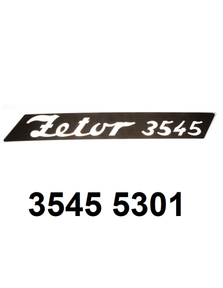 autocollant de capot 3545.