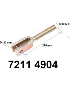 chandelle inférieure.