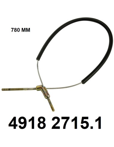 cable-gaîne de frein à main (780 mm).