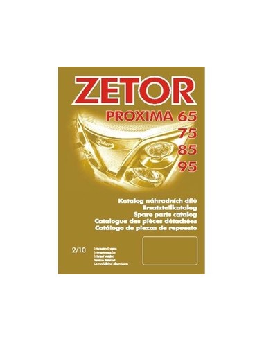 Catalogue de pièces détachées Proxima 65-95