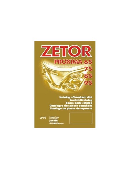 Catalogue de pièces détachées Proxima 65-95