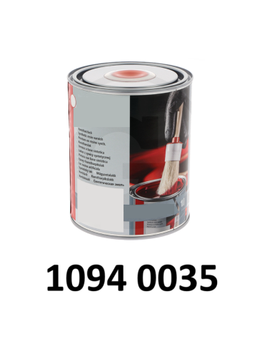 boîte de peinture 1 kg ZETOR rouge.