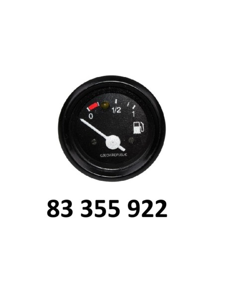manomètre de niveau de carburant.
