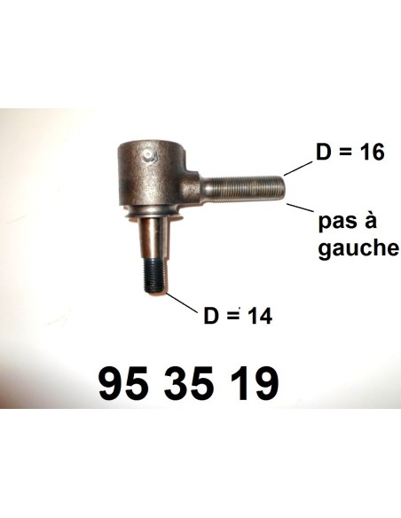 Rotule de direction gauche