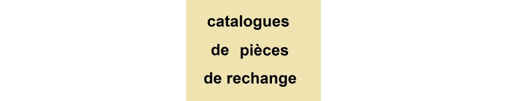 catalogues de pièces 