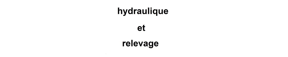 hydraulique et relevage