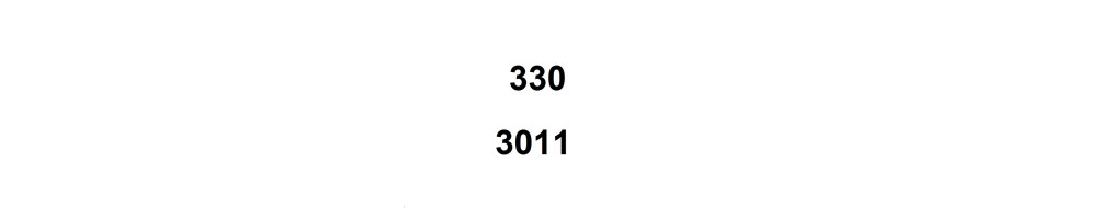 330, 3011